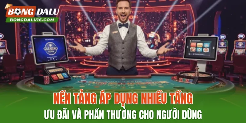 Nền tảng áp dụng nhiều tầng ưu đãi và phần thưởng cho người dùng