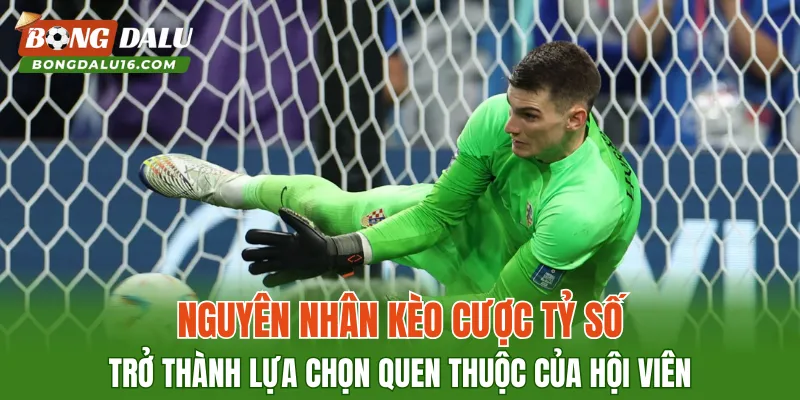 Nguyên nhân kèo cược tỷ số trở thành lựa chọn quen thuộc của hội viên